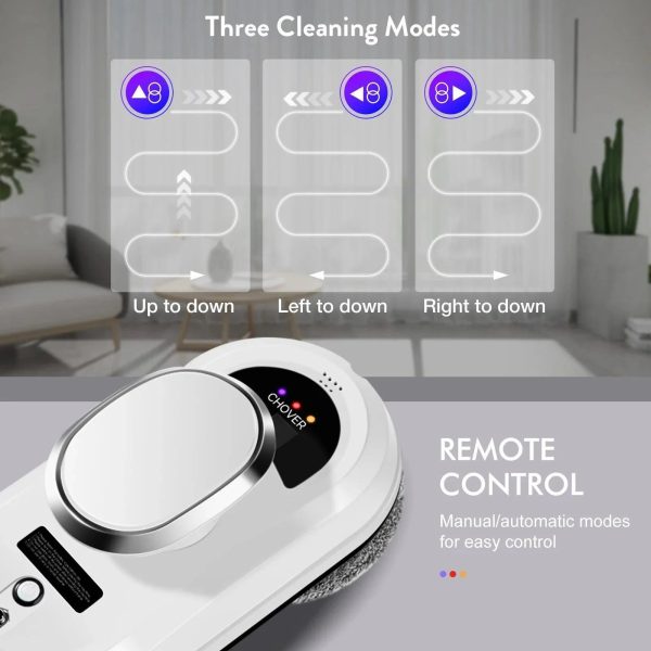 Smart Robot Window Cleaner With Water Spray Smart Robot Window Cleaner With Water Spray