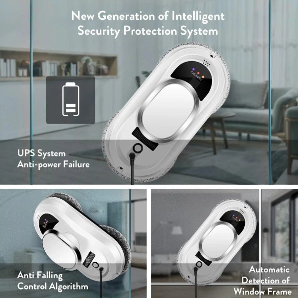 Smart Robot Window Cleaner With Water Spray Smart Robot Window Cleaner With Water Spray