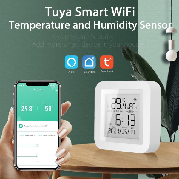 Smart Wifi Temperature And Humidity Detector Smart Wifi Temperature And Humidity Detector