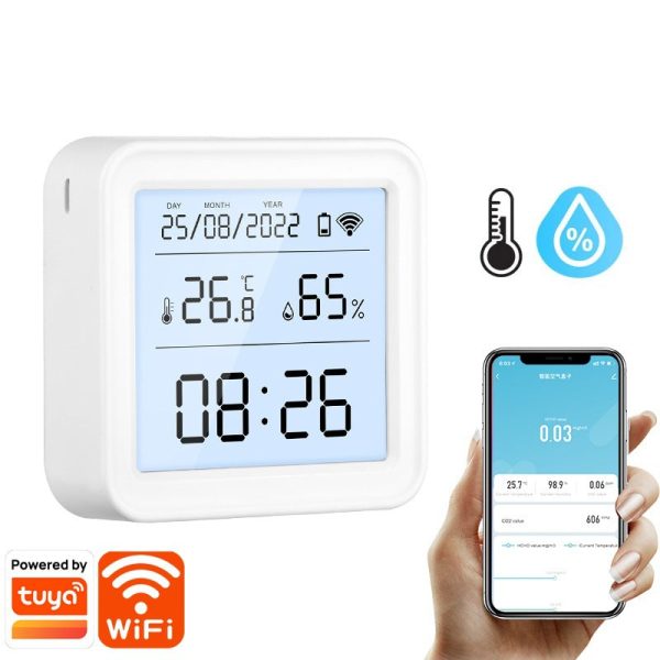 Smart Wifi Temperature And Humidity Detector Smart Wifi Temperature And Humidity Detector