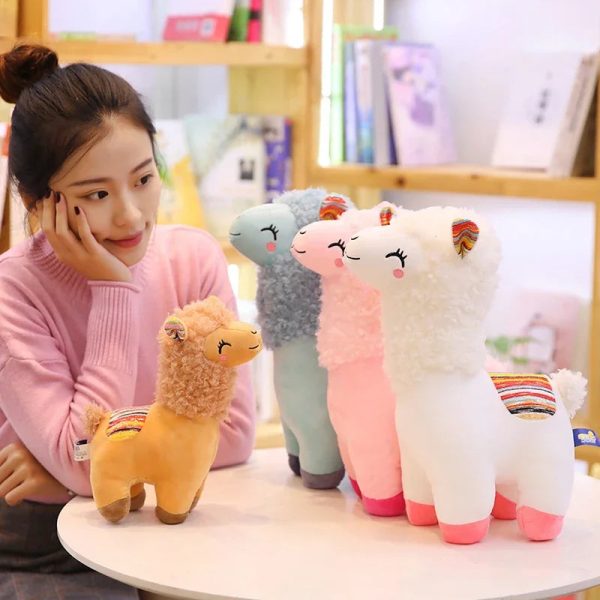 Smile Alpaca Plush Toy 25cm Soft Stuffed Llama for Kids and Home Decor Smile Alpaca Plush Toy 25cm Soft Stuffed Llama for Kids and Home Decor