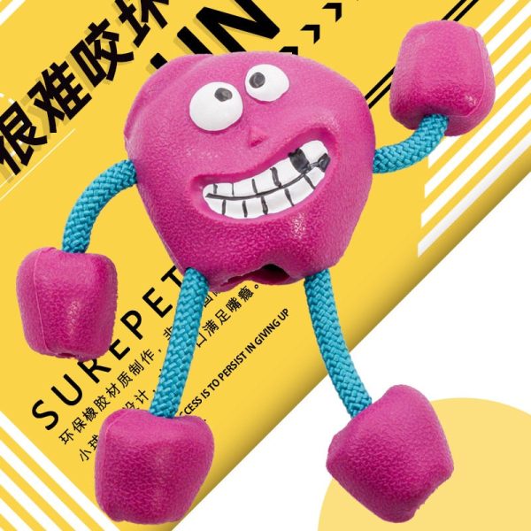 Smiley Dog Rubber Chew Toy Smiley Dog Rubber Chew Toy