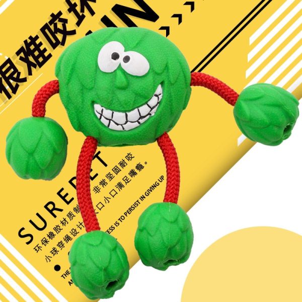 Smiley Dog Rubber Chew Toy Smiley Dog Rubber Chew Toy