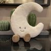 Smiling Sun and Moon Plush Pillow Smiling Sun and Moon Plush Pillow