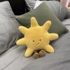 Smiling Sun and Moon Plush Pillow Smiling Sun and Moon Plush Pillow