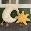 Smiling Sun and Moon Plush Pillow Smiling Sun and Moon Plush Pillow