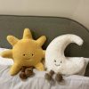 Smiling Sun and Moon Plush Pillow Smiling Sun and Moon Plush Pillow