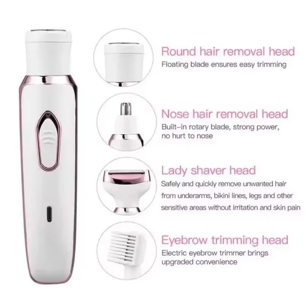 Smooth Silk 2-In-1 Epilator And Razor Combo Painless Hair Removal Smooth Silk 2-In-1 Epilator And Razor Combo Painless Hair Removal