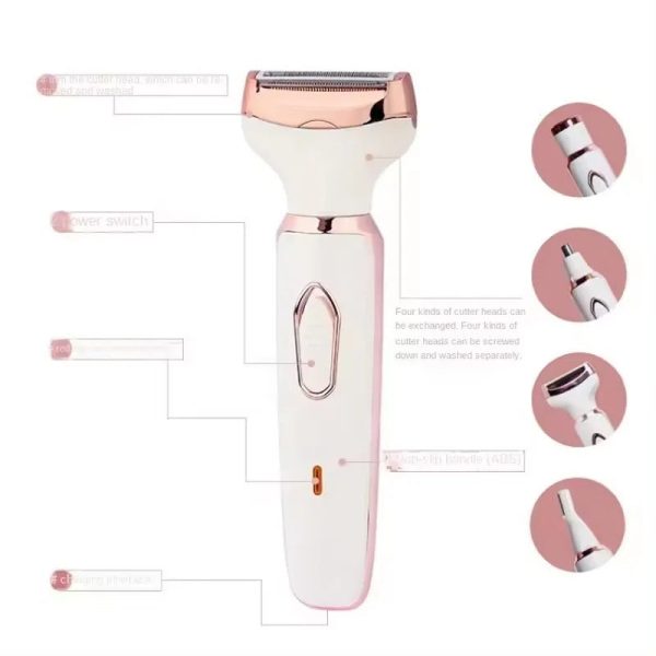 Smooth Silk 2-In-1 Epilator And Razor Combo Painless Hair Removal Smooth Silk 2-In-1 Epilator And Razor Combo Painless Hair Removal
