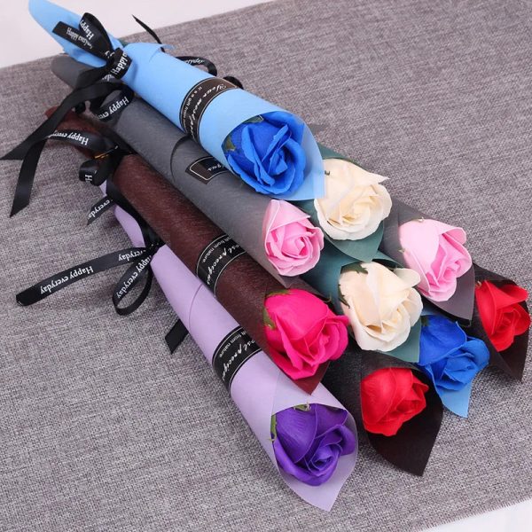 Soap Rose Bouquet Set of 10 Soap Rose Bouquet Set of 10