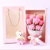 Soap Rose Bouquet with Teddy Bear Gift Box Soap Rose Bouquet with Teddy Bear Gift Box