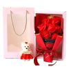 Soap Rose Bouquet with Teddy Bear Gift Box Soap Rose Bouquet with Teddy Bear Gift Box
