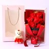 Soap Rose Bouquet with Teddy Bear Gift Box Soap Rose Bouquet with Teddy Bear Gift Box