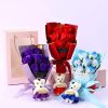 Soap Rose Bouquet with Teddy Bear Gift Box Soap Rose Bouquet with Teddy Bear Gift Box