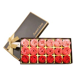 Soap Rose Scented Flower Gift Set for Home Decor and Special Occasions