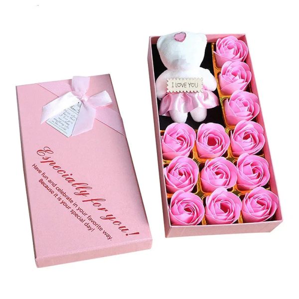 Soap Rose Scented Flower Gift Set for Home Decor and Special Occasions Soap Rose Scented Flower Gift Set for Home Decor and Special Occasions