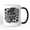 Soccer Game Day Personalized Mug, Coquette Sports Mom Fan Gift with Custom Name Soccer Game Day Personalized Mug, Coquette Sports Mom Fan Gift with Custom Name