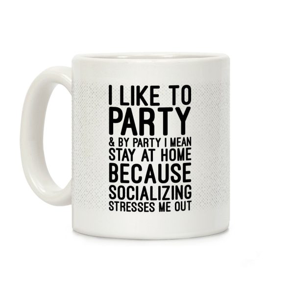 Socializing Stresses Me Out Coffee Mug Socializing Stresses Me Out Coffee Mug