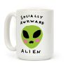 Socially Awkward Alien Coffee Mug Socially Awkward Alien Coffee Mug