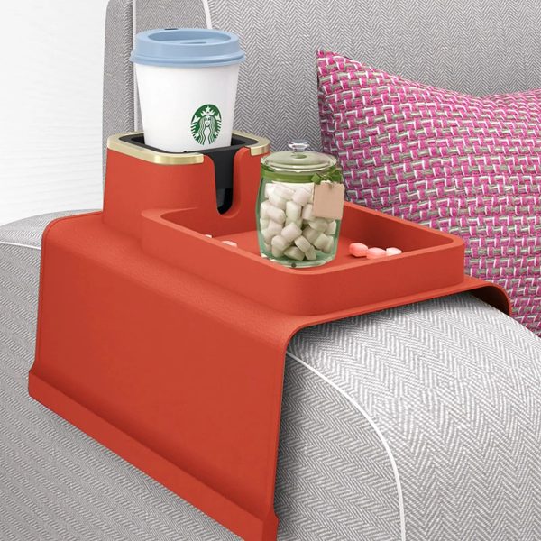 Sofa Armrest Tray With Cup Holder Spill-Proof Sofa Coaster Sofa Armrest Tray With Cup Holder Spill-Proof Sofa Coaster