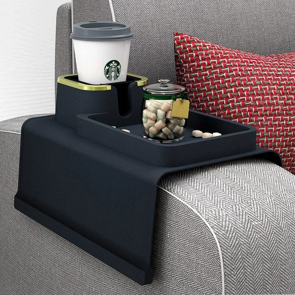 Sofa Armrest Tray With Cup Holder Spill-Proof Sofa Coaster Sofa Armrest Tray With Cup Holder Spill-Proof Sofa Coaster