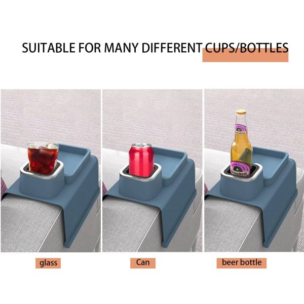 Sofa Armrest Tray With Cup Holder Spill-Proof Sofa Coaster Sofa Armrest Tray With Cup Holder Spill-Proof Sofa Coaster
