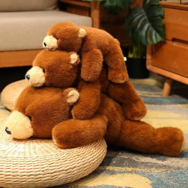 Soft Animal Plush Throw Pillow Polar Bear Brown Bear Panda for Home Decor