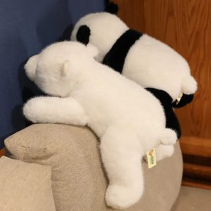 Soft Animal Plush Throw Pillow Polar Bear Brown Bear Panda for Home Decor