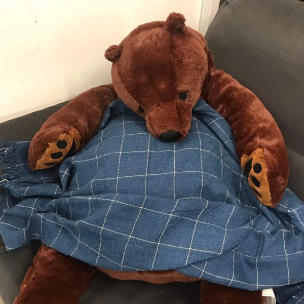 Soft Brown Teddy Bear Plush Pillow 40cm Soft Brown Teddy Bear Plush Pillow 40cm