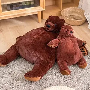 Soft Brown Teddy Bear Plush Pillow 40cm Soft Brown Teddy Bear Plush Pillow 40cm