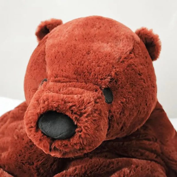 Soft Brown Teddy Bear Plush Pillow 40cm Soft Brown Teddy Bear Plush Pillow 40cm