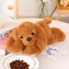 Soft & Cuddly 30CM Prone Simulation Dog Plush Toy for Warm Companionship Soft & Cuddly 30CM Prone Simulation Dog Plush Toy for Warm Companionship
