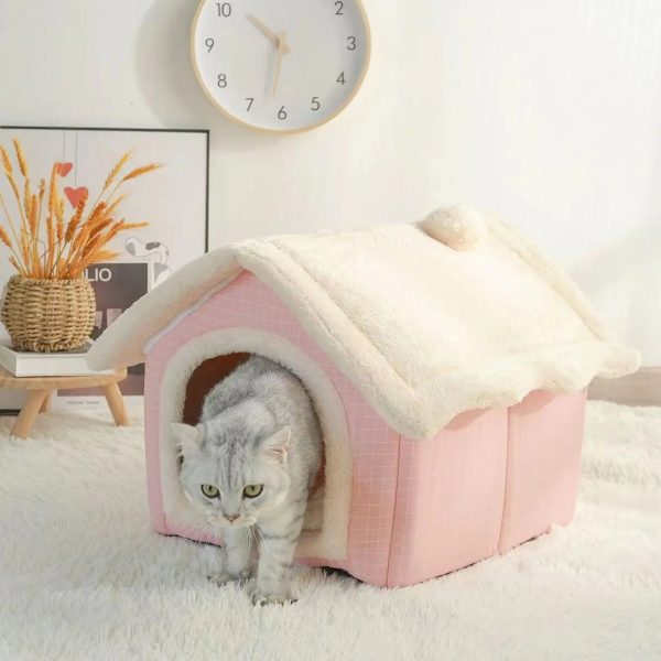 Soft Dog Bed Enclosed Winter House Soft Dog Bed Enclosed Winter House