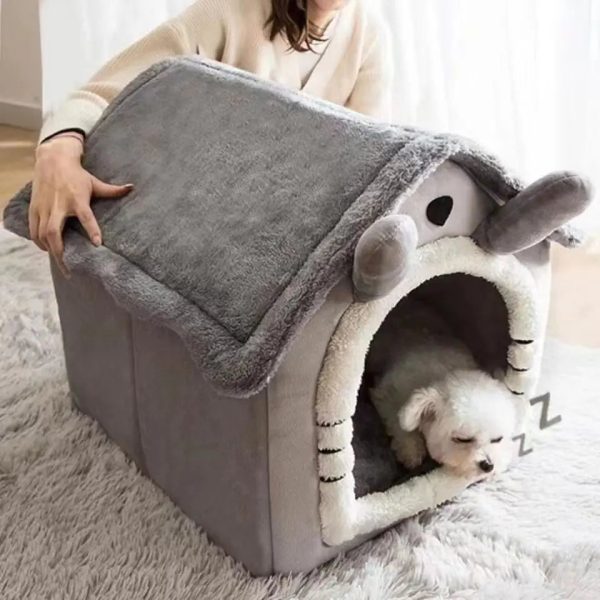 Soft Dog Bed Enclosed Winter House Soft Dog Bed Enclosed Winter House