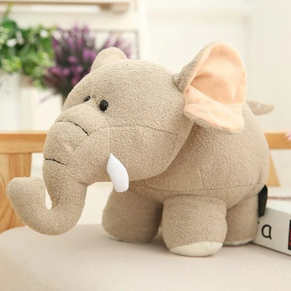 Soft Elephant & Hippo Plush Toys Soft Elephant & Hippo Plush Toys