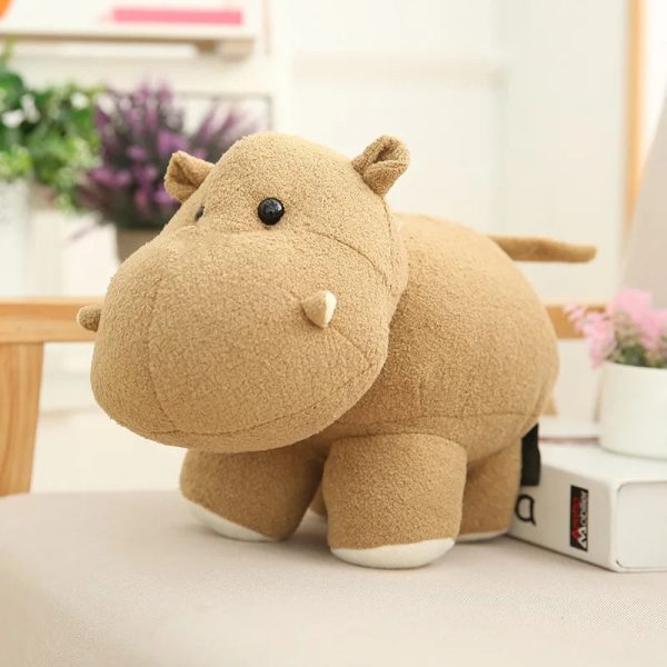 Soft Elephant & Hippo Plush Toys Soft Elephant & Hippo Plush Toys