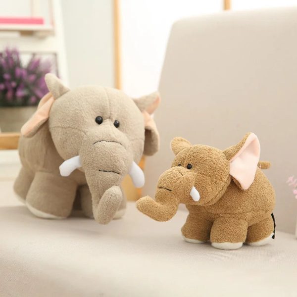 Soft Elephant & Hippo Plush Toys Soft Elephant & Hippo Plush Toys