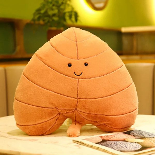 Soft Leaf Plush Pillow Decorative Cushion Soft Leaf Plush Pillow Decorative Cushion