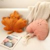 Soft Leaf Plush Pillow Decorative Cushion Soft Leaf Plush Pillow Decorative Cushion