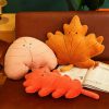 Soft Leaf Plush Pillow Decorative Cushion Soft Leaf Plush Pillow Decorative Cushion