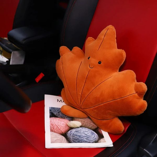 Soft Leaf Plush Pillow Decorative Cushion Soft Leaf Plush Pillow Decorative Cushion