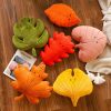 Soft Leaf Plush Pillow Decorative Cushion Soft Leaf Plush Pillow Decorative Cushion