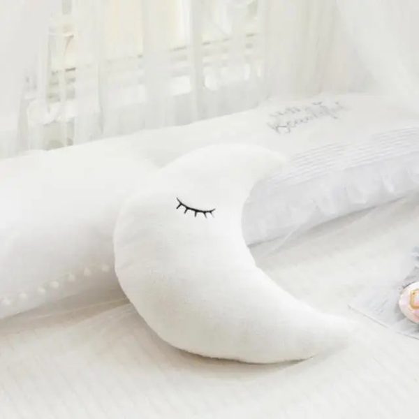 Soft Plush Cloud & Star Raindrop Pillow - Cozy Kids' Room Decor Soft Plush Cloud & Star Raindrop Pillow - Cozy Kids' Room Decor