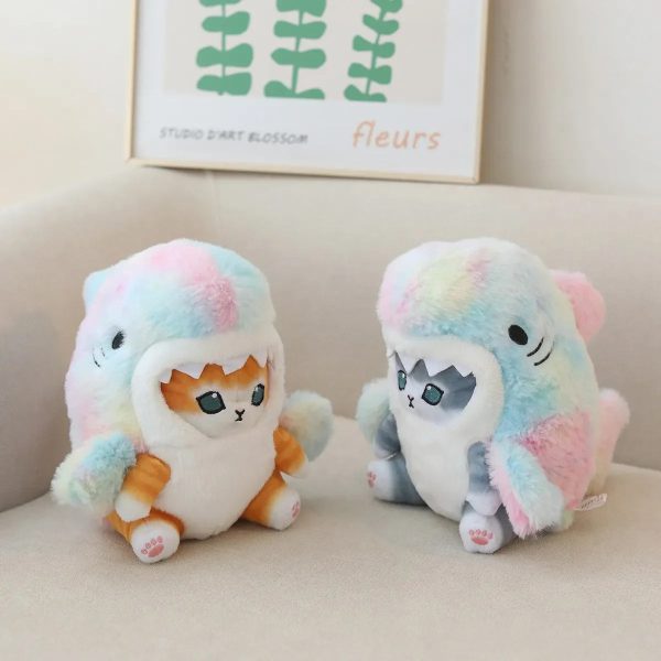 Soft Shark Cat Plush Companion Soft Shark Cat Plush Companion