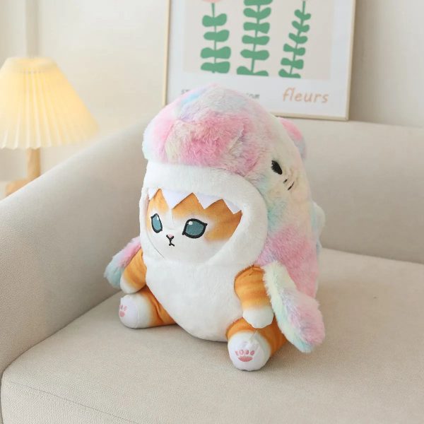 Soft Shark Cat Plush Companion Soft Shark Cat Plush Companion
