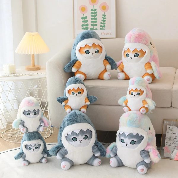 Soft Shark Cat Plush Companion Soft Shark Cat Plush Companion