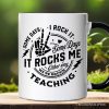 Some Days I Rock It Some Days It Rocks Me Personalized Mug, Funny Teacher Gift with Custom Name Some Days I Rock It Some Days It Rocks Me Personalized Mug, Funny Teacher Gift with Custom Name
