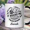 Some Days I Rock It Some Days It Rocks Me Personalized Mug, Funny Teacher Gift with Custom Name Some Days I Rock It Some Days It Rocks Me Personalized Mug, Funny Teacher Gift with Custom Name