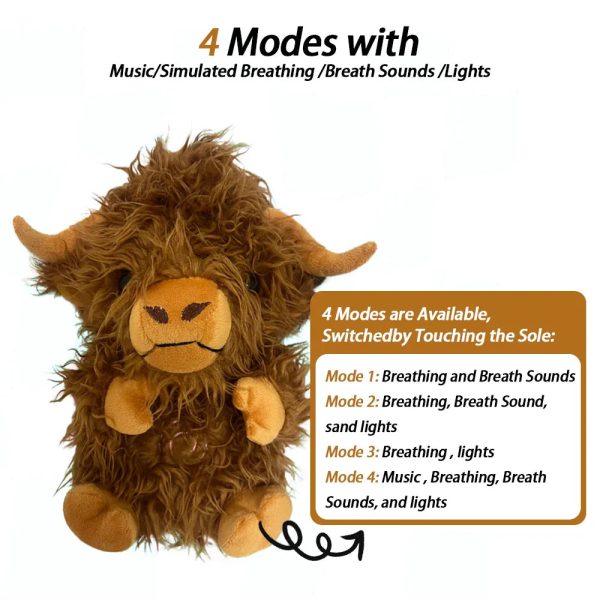 Soothing Elephant Plush Toy with Music & Light