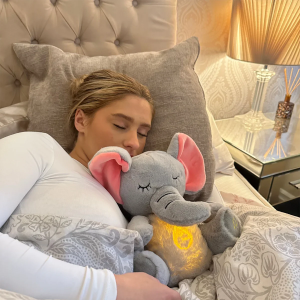 Soothing Elephant Plush Toy with Music & Light